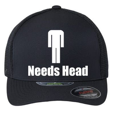 Needs Head Flexfit Unipanel Trucker Cap