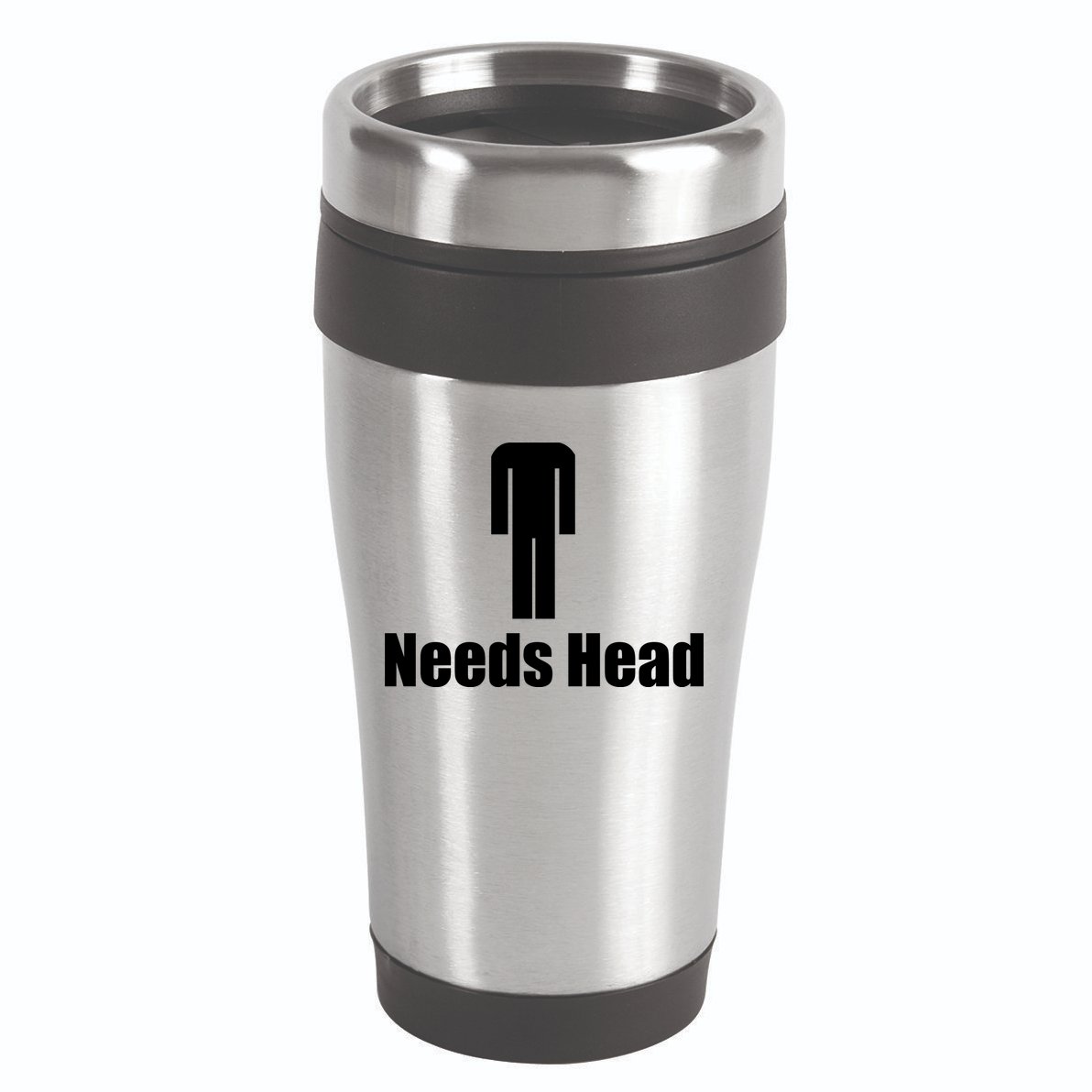 Needs Head 16oz Travel Tumbler