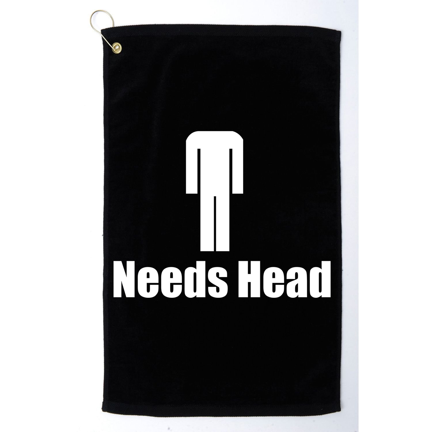 Needs Head Golf Towel