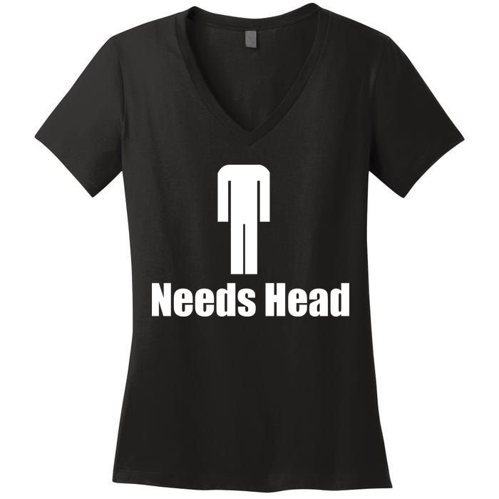 Needs Head Women's V-Neck T-Shirt