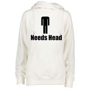 Needs Head Womens Funnel Neck Pullover Hood