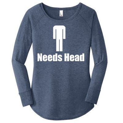 Needs Head Women's Perfect Tri Tunic Long Sleeve Shirt