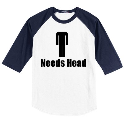 Needs Head Baseball Sleeve Shirt