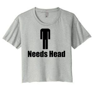 Needs Head Women's Crop Top Tee