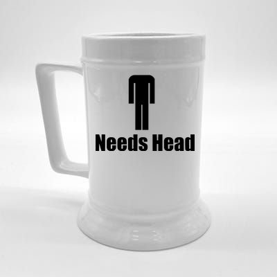 Needs Head Beer Stein