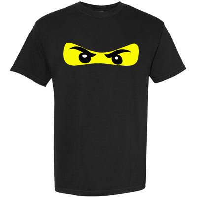 Ninja Eyes Funny Halloween Ninja Costume Garment-Dyed Heavyweight T-Shirt