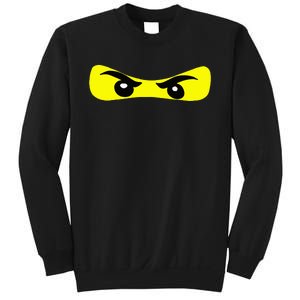 Ninja Eyes Funny Halloween Ninja Costume Sweatshirt