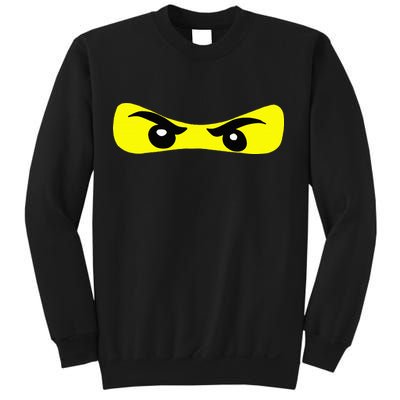 Ninja Eyes Funny Halloween Ninja Costume Sweatshirt