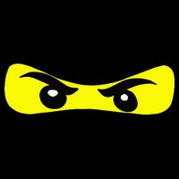 Ninja Eyes Funny Halloween Ninja Costume Backpack
