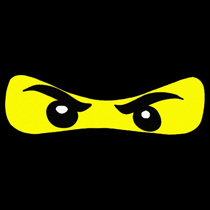 Ninja Eyes Funny Halloween Ninja Costume Flatbill Hat