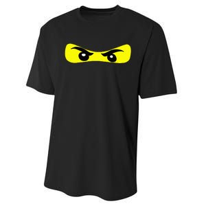 Ninja Eyes Funny Halloween Ninja Costume Performance Sprint T-Shirt