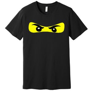 Ninja Eyes Funny Halloween Ninja Costume Premium T-Shirt