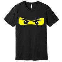 Ninja Eyes Funny Halloween Ninja Costume Premium T-Shirt