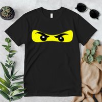 Ninja Eyes Funny Halloween Ninja Costume Premium T-Shirt