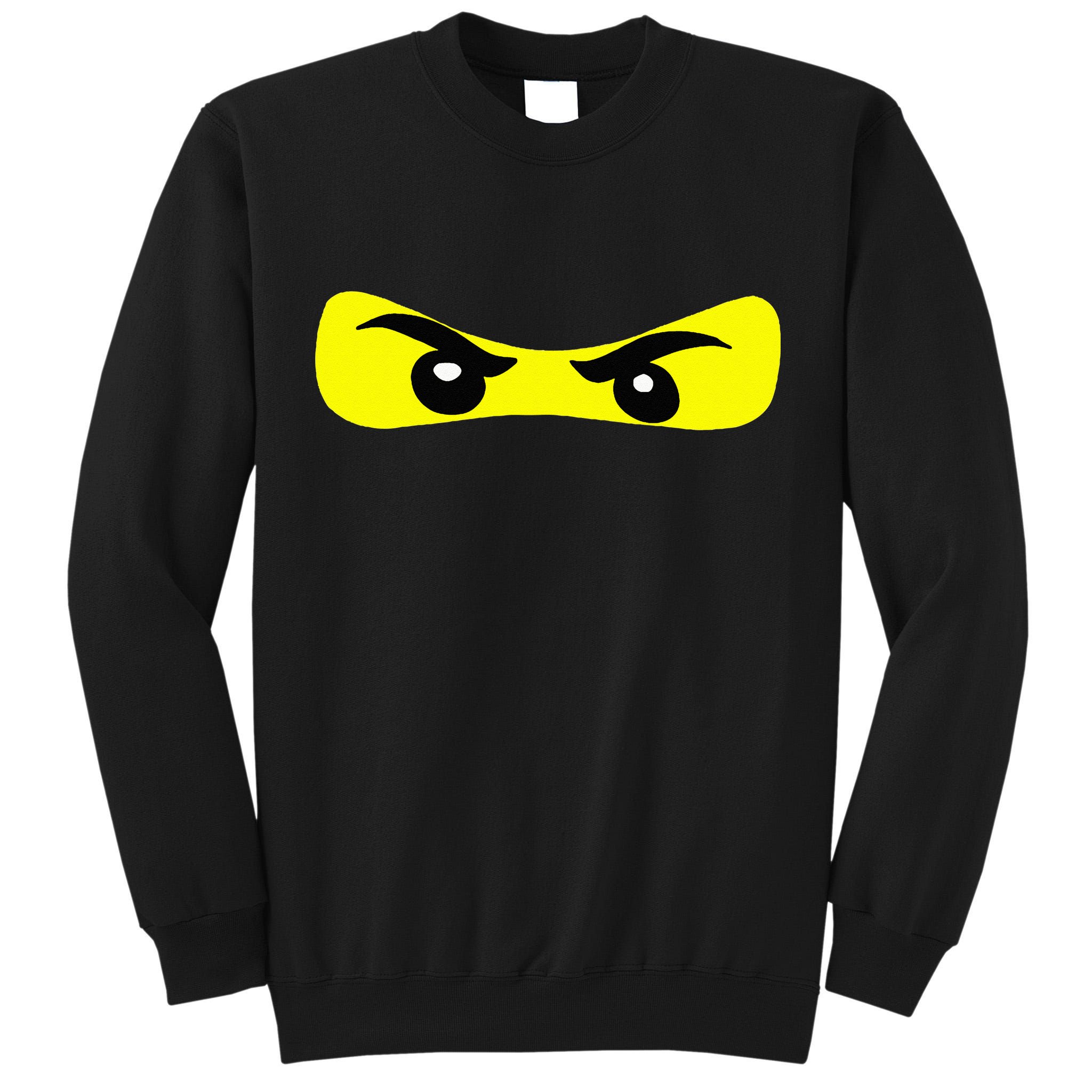 Ninja Eyes Funny Halloween Ninja Costume Tall Sweatshirt