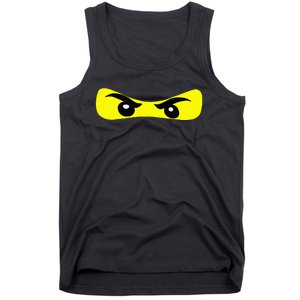 Ninja Eyes Funny Halloween Ninja Costume Tank Top