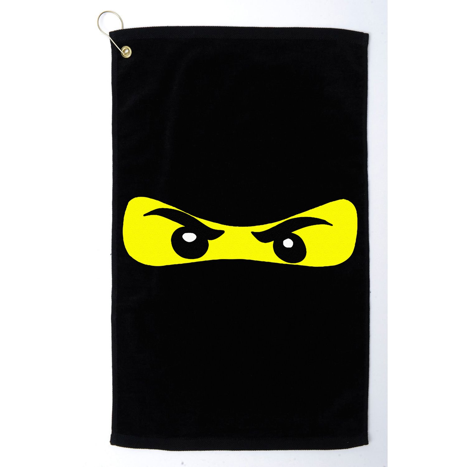 Ninja Eyes Funny Halloween Ninja Costume Golf Towel