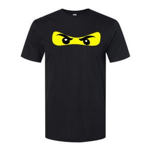 Ninja Eyes Funny Halloween Ninja Costume Softstyle CVC T-Shirt