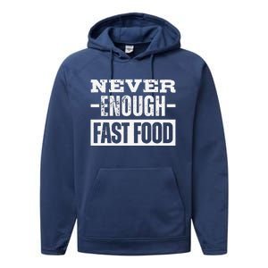 Never Enough Fast Food Performance Fleece Hoodie