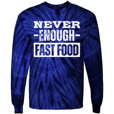 Never Enough Fast Food Tie-Dye Long Sleeve Shirt