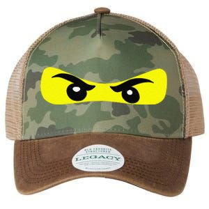 Ninja Eyes Funny Halloween Ninja Costume Legacy Tie Dye Trucker Hat