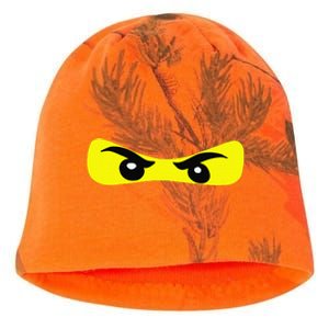 Ninja Eyes Funny Halloween Ninja Costume Kati - Camo Knit Beanie