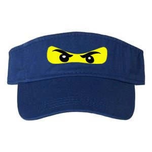 Ninja Eyes Funny Halloween Ninja Costume Valucap Bio-Washed Visor