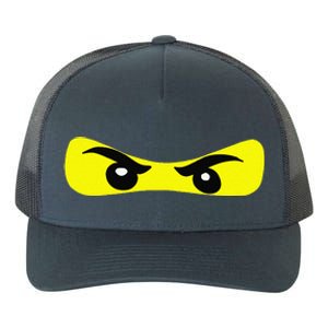 Ninja Eyes Funny Halloween Ninja Costume Yupoong Adult 5-Panel Trucker Hat