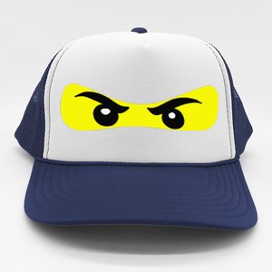 Ninja Eyes Funny Halloween Ninja Costume Trucker Hat