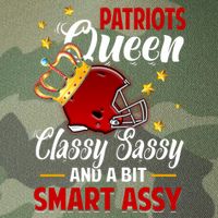 New England Football Queen Classy Sassy And A Bit Smart Assy Legacy Tie Dye Trucker Hat