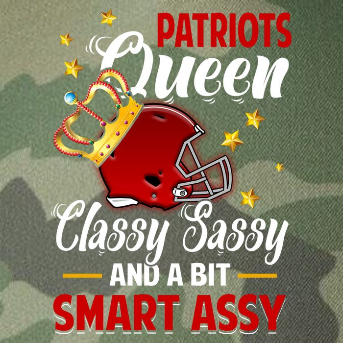 New England Football Queen Classy Sassy And A Bit Smart Assy Legacy Tie Dye Trucker Hat