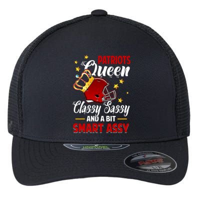 New England Football Queen Classy Sassy And A Bit Smart Assy Flexfit Unipanel Trucker Cap