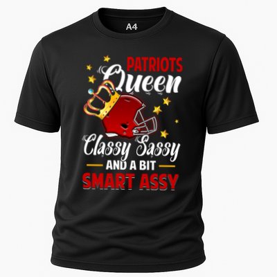 New England Football Queen Classy Sassy And A Bit Smart Assy Performance Shirt