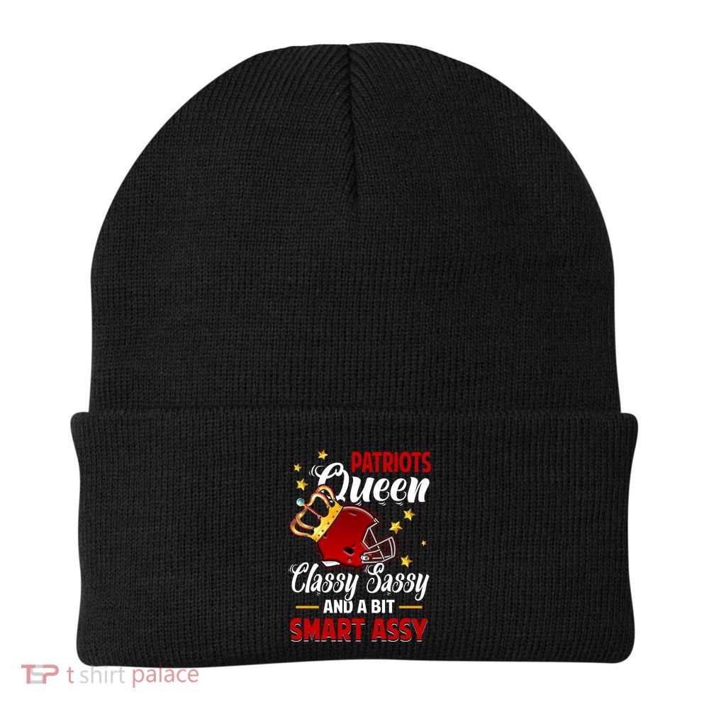 New England Football Queen Classy Sassy And A Bit Smart Assy Beanie