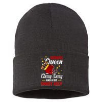New England Football Queen Classy Sassy And A Bit Smart Assy Sustainable Knit Beanie