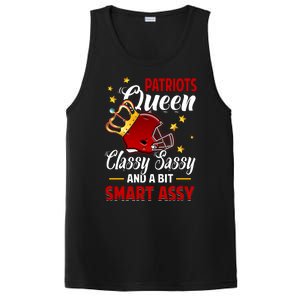 New England Football Queen Classy Sassy And A Bit Smart Assy PosiCharge Competitor Tank