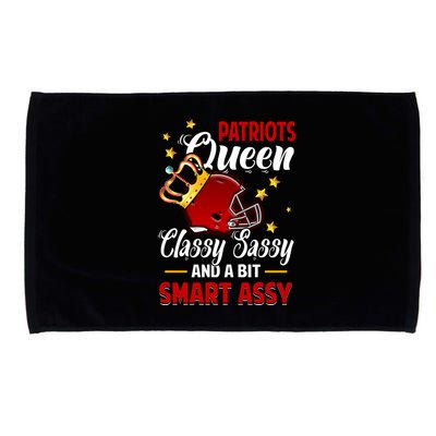 New England Football Queen Classy Sassy And A Bit Smart Assy Microfiber Hand Towel
