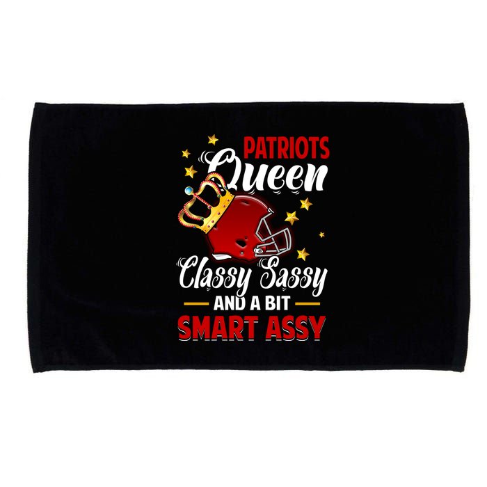 New England Football Queen Classy Sassy And A Bit Smart Assy Microfiber Hand Towel