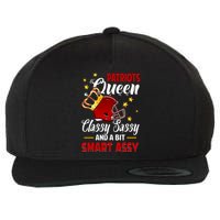New England Football Queen Classy Sassy And A Bit Smart Assy Wool Snapback Cap