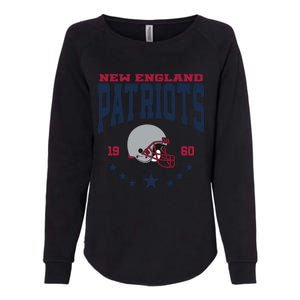 New England Football Lover Team Patriots 1960 Womens California Wash Sweatshirt