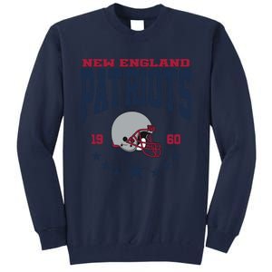 New England Football Lover Team Patriots 1960 Tall Sweatshirt