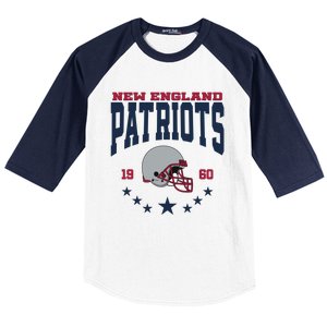 New England Football Lover Team Patriots 1960 Baseball Sleeve Shirt