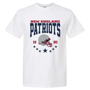 New England Football Lover Team Patriots 1960 Garment-Dyed Heavyweight T-Shirt