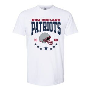 New England Football Lover Team Patriots 1960 Softstyle CVC T-Shirt