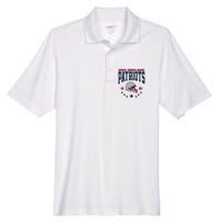 New England Football Lover Team Patriots 1960 Men's Origin Performance Pique Polo