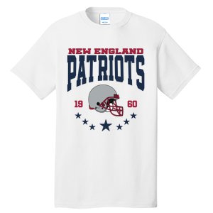 New England Football Lover Team Patriots 1960 Tall T-Shirt