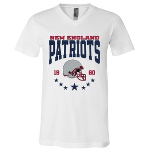 New England Football Lover Team Patriots 1960 V-Neck T-Shirt