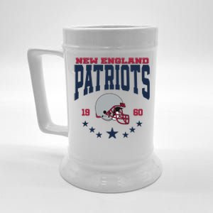 New England Football Lover Team Patriots 1960 Beer Stein