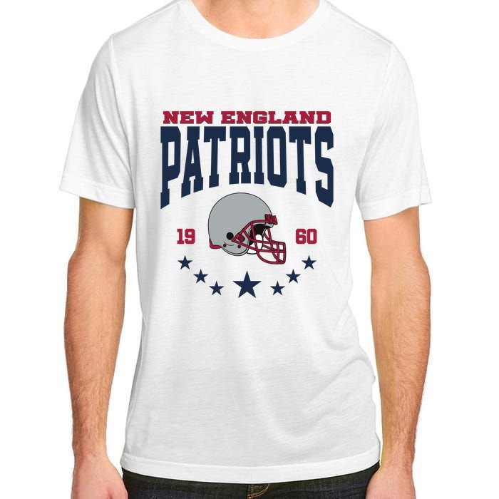 New England Football Lover Team Patriots 1960 Adult ChromaSoft Performance T-Shirt