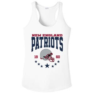 New England Football Lover Team Patriots 1960 Ladies PosiCharge Competitor Racerback Tank